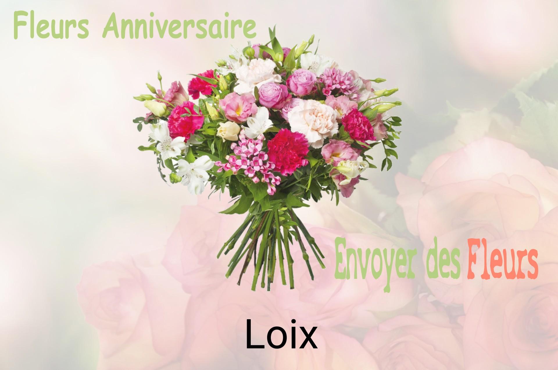 Bouquet de fleurs d’anniversaire livré à Loix